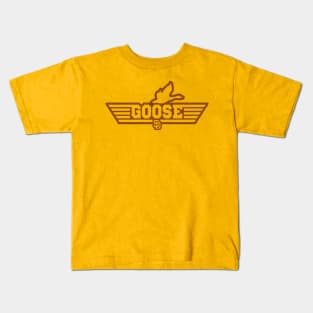 Padres Goose Topgun Brown Kids T-Shirt